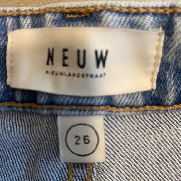 NEUW faded jeans, straight cut. Size 26 - Picture 7 of 8